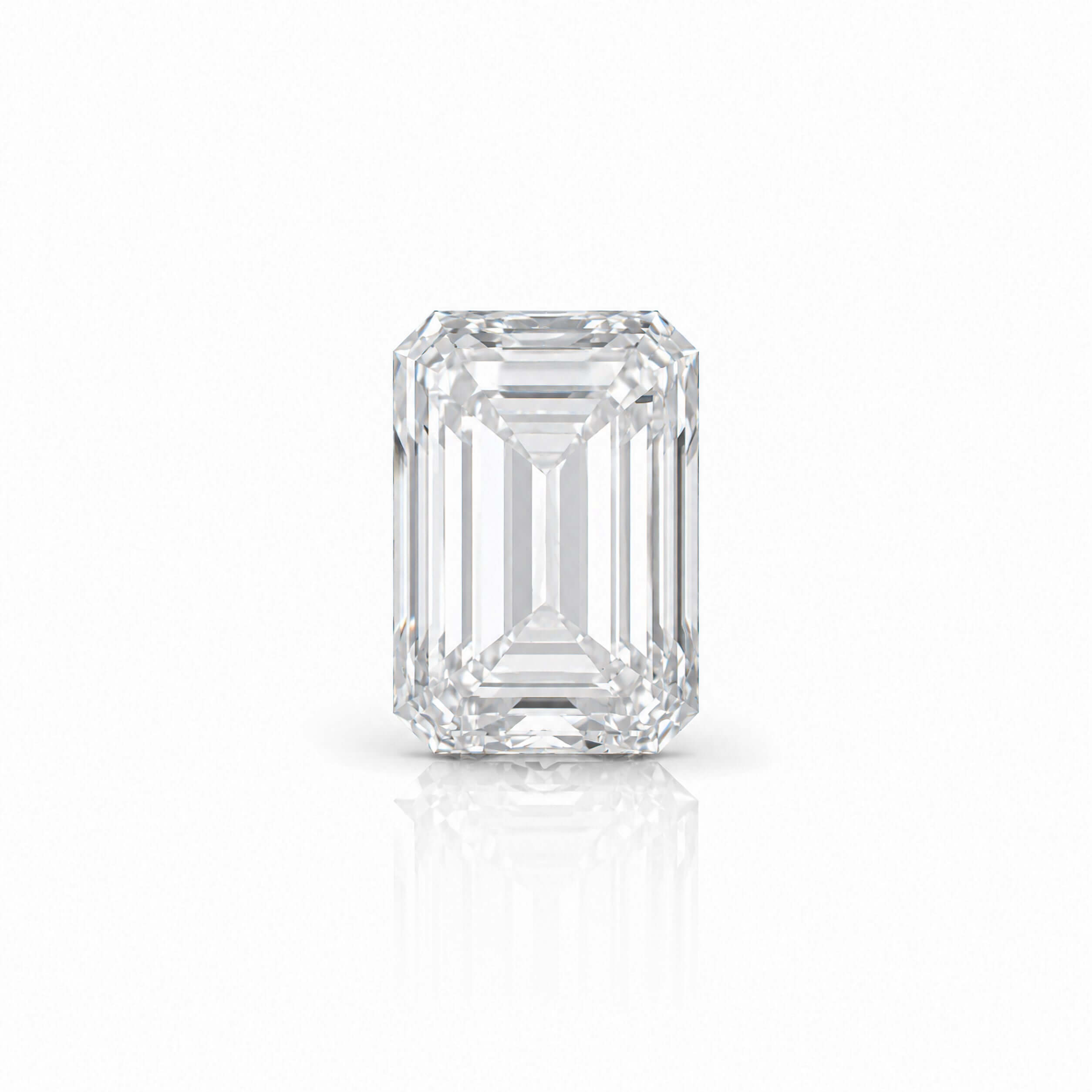 3 carat emerald lab-grown diamond with D color, VS1 clarity, and IGI certification from Waco Diamonds in Waco, Texas.